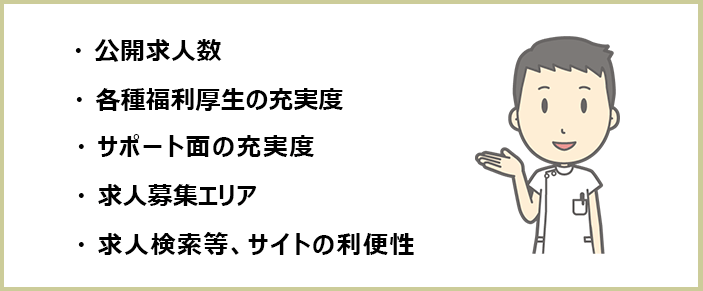 理学療法士のおすすめ転職サイト＆エージェントの選別基準