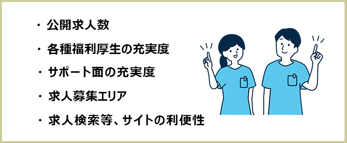 臨床工学技士のおすすめ転職サイトの選別基準