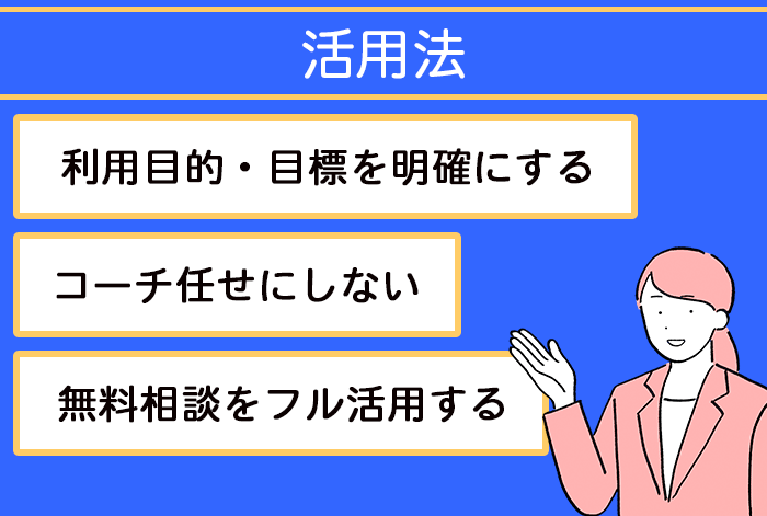 キャリアコーチングの活用法まとめ画像