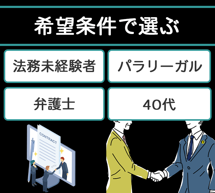 法務に強いおすすめの転職サイト＆転職エージェントを希望条件別一覧