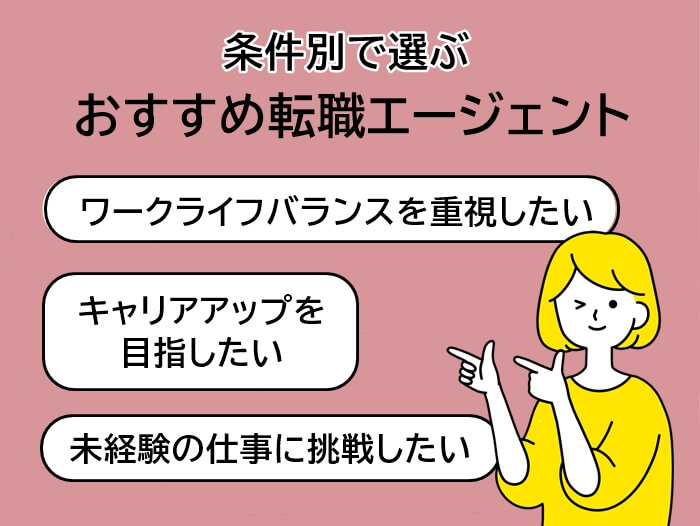 女性に人気の条件別おすすめ転職エージェント